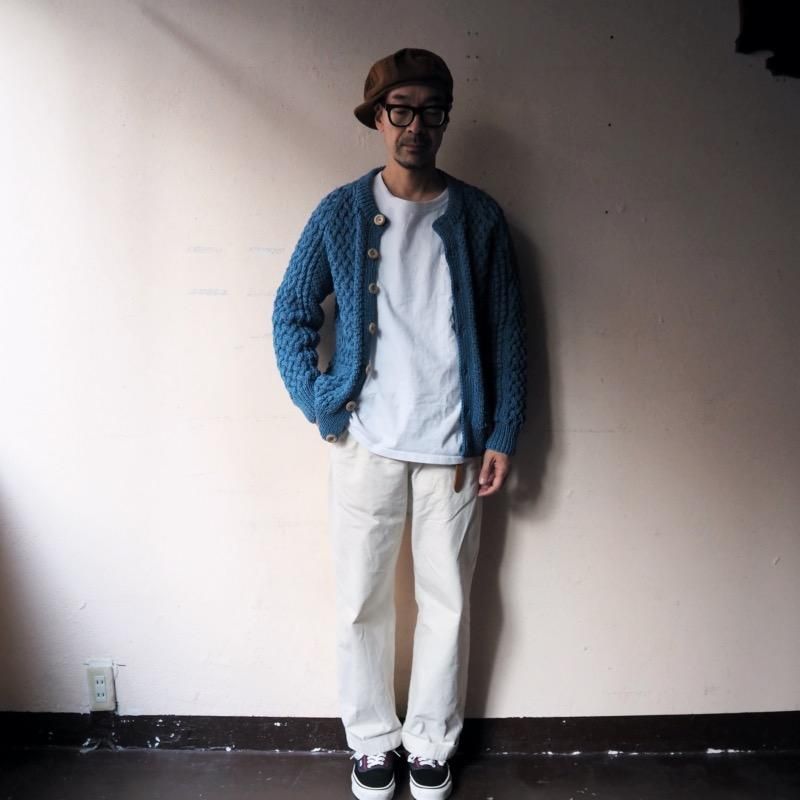 INVERALLAN インバーアラン インディゴコットンクルーネック INVERALLAN インバーアラン インディゴコットンクルーネック