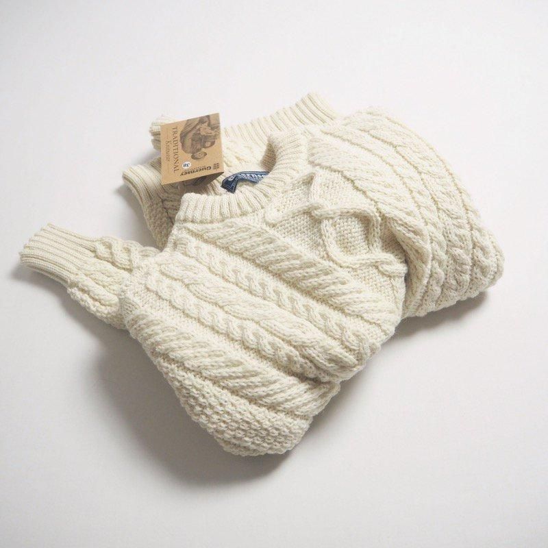 GUERNSEY WOOLLENS ガンジーウーレンズ フィッシャーマン GUERNSEY WOOLLENS ガンジーウーレンズ フィッシャーマン