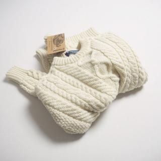 GUERNSEY WOOLLENS 󥸡 եå㡼ޥ󥻡 ˥å ARAN CREW / ARAN