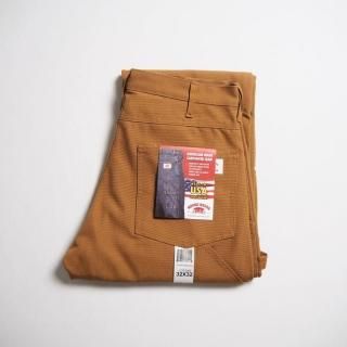 ROUND HOUSE 饦ɥϥ MADE IN USA ֥ˡڥ󥿡ѥ #2202 BROWN DUCK DOUBLE FRONT PAINTER