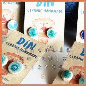 <img class='new_mark_img1' src='https://img.shop-pro.jp/img/new/icons12.gif' style='border:none;display:inline;margin:0px;padding:0px;width:auto;' />Handmade ceramic Pierce 5design