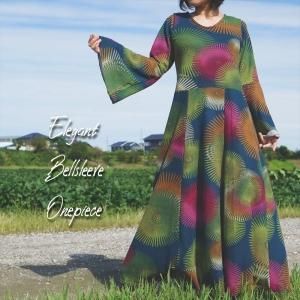 <img class='new_mark_img1' src='https://img.shop-pro.jp/img/new/icons12.gif' style='border:none;display:inline;margin:0px;padding:0px;width:auto;' />Elegant Bellsleeve Onepiece 2Pattern 