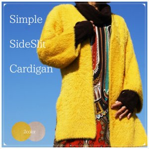 Simple SideSlit Cardigan դդإ2Color