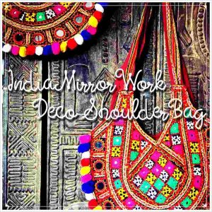 IndiaMirrorWorkDeco ShoulderBag 2Color