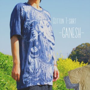 -GANESH-やわらかCotton T-shirt＊2color