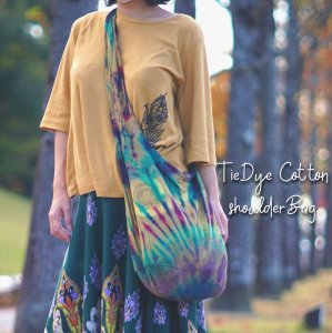 <img class='new_mark_img1' src='https://img.shop-pro.jp/img/new/icons12.gif' style='border:none;display:inline;margin:0px;padding:0px;width:auto;' />TieDye Cotton shoulderBag＊20pattern