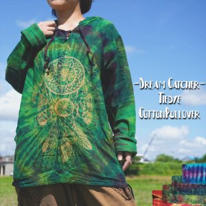 <img class='new_mark_img1' src='https://img.shop-pro.jp/img/new/icons12.gif' style='border:none;display:inline;margin:0px;padding:0px;width:auto;' />-Dream Catcher-Tiedye CottonPullover ＊9pattern