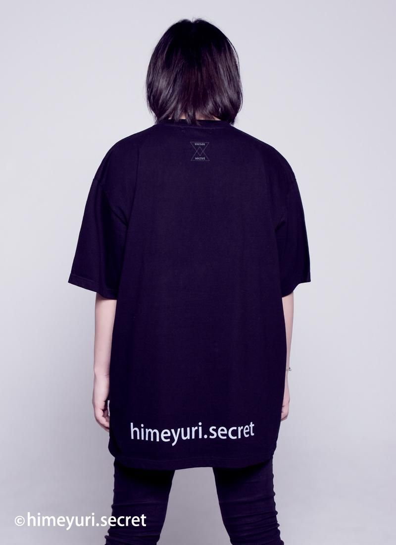 姫百合の秘密 -Tシャツ-(BLACK) - himeyuri.secret 姫百合の秘密 -Tシャツ-(BLACK) - himeyuri.secret