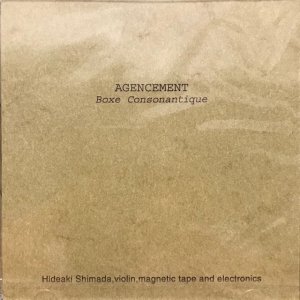 Agencement / Boxe Consonantique (CD)