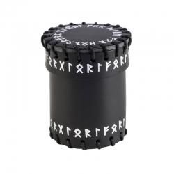 åסRunic Black Leather Dice Cup