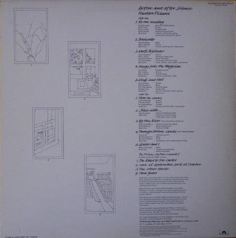 Brian Eno ブライアン・イーノ Before and After Science - 映詩音