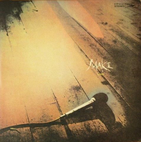 MAKI LIVE(紙ジャケット仕様)/浅川マキ 浅川マキさん CD紙ジャケ復刻版