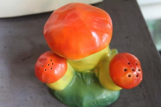 ビンテージ アンティーク 容器 きのこ 小物入れ ビンテージ アンティーク 容器 きのこ 小物入れ