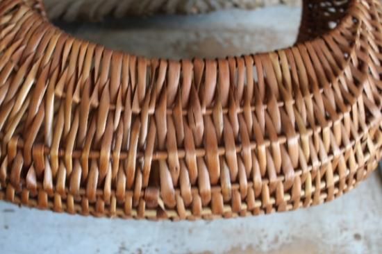 フランス アンティーク クロワッサン バスケット パニエ