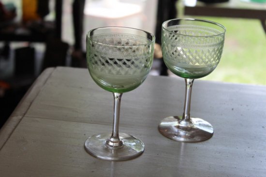 ウランガラス　ブリストルガラス　グラス　イギリス　ウランガラス