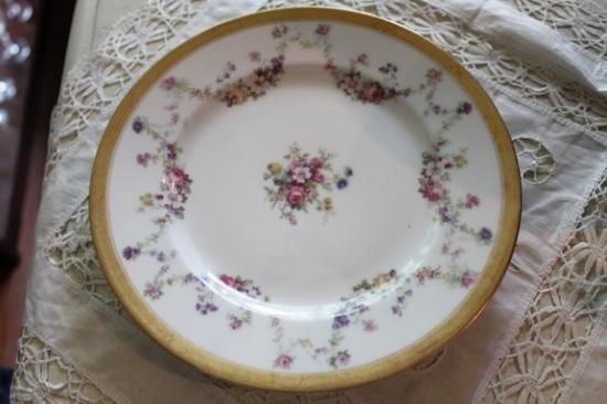 プレート ガーランド　caiffa 赤　フランス　アンティーク プレート ガーランド caiffa 赤 フランス アンティーク