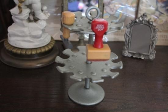 ヴィンテージ 2段スタンプホルダー