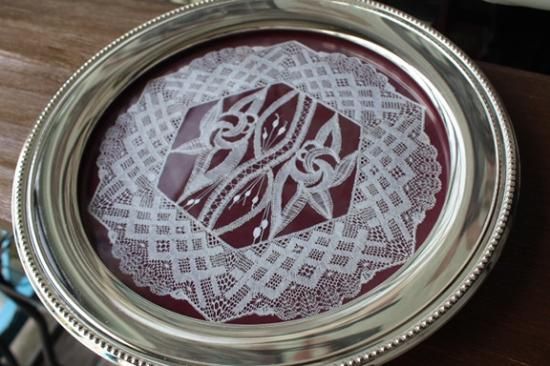 フランス ヴィンテージ シルバープレート トレー ヴィンテージシルバープレートトレイ VINERS(バイナーズ)社