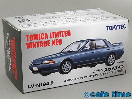 トミカリミテッドヴィンテージNEO LV-N194b 日産スカイライン(R32)GTS25(青)通販 買取 ミニカーショップ カフェタイム