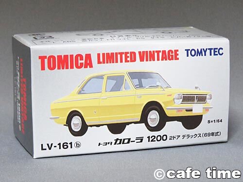 トミカリミテッドヴィンテージ LV-161b トヨタ カローラ1200 2ドアデラックス(黄色)通販 買取 ミニカーショップ カフェタイム