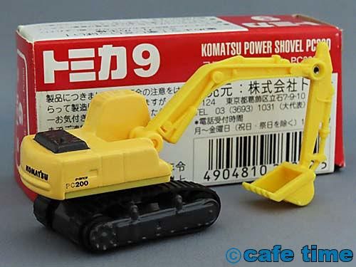 トミカ赤箱(中国製・外国製)9-4 コマツ油圧ショベルPC200 通販 トミカ赤箱(中国製・外国製)9-4 コマツ油圧ショベルPC200 通販