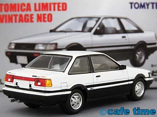 トミカリミテッドヴィンテージ カローラレビン LV-N284a,b,c3台 トミーテック LV-N284b トヨタ カローラレビン 2ドア ライム(赤
