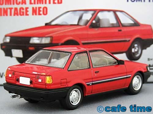 LV-N284b トヨタ カローラレビン 2ドア ライム（赤）84年式