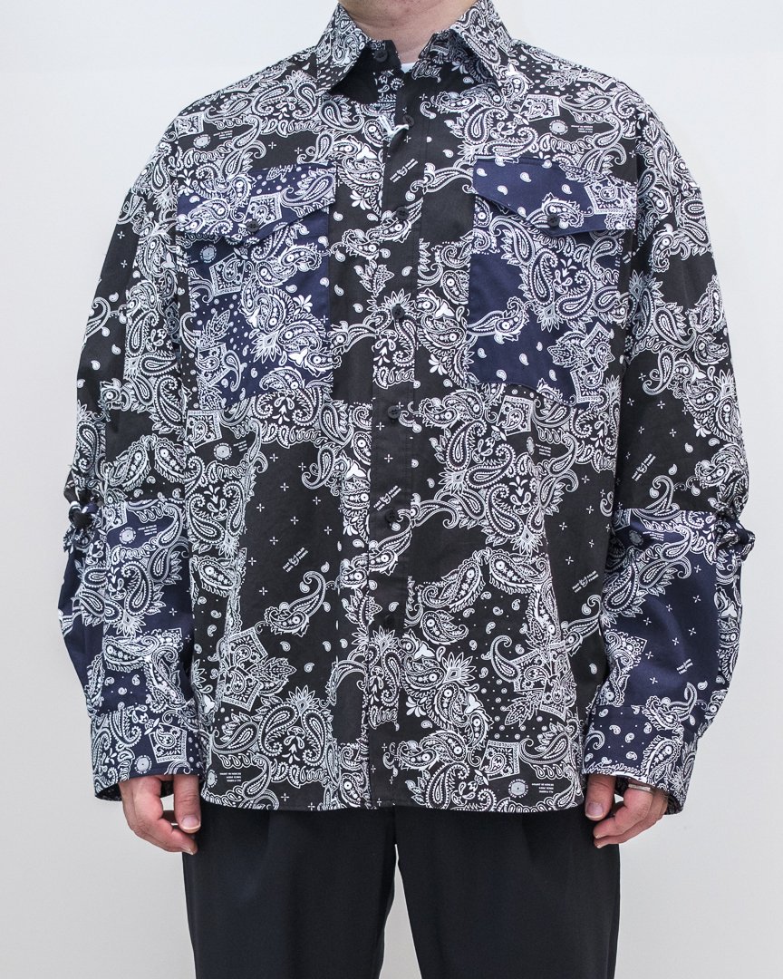 Paisley Tie L/S Shirt - FAVOR Online Store｜yoshiokubo ヨシオクボ