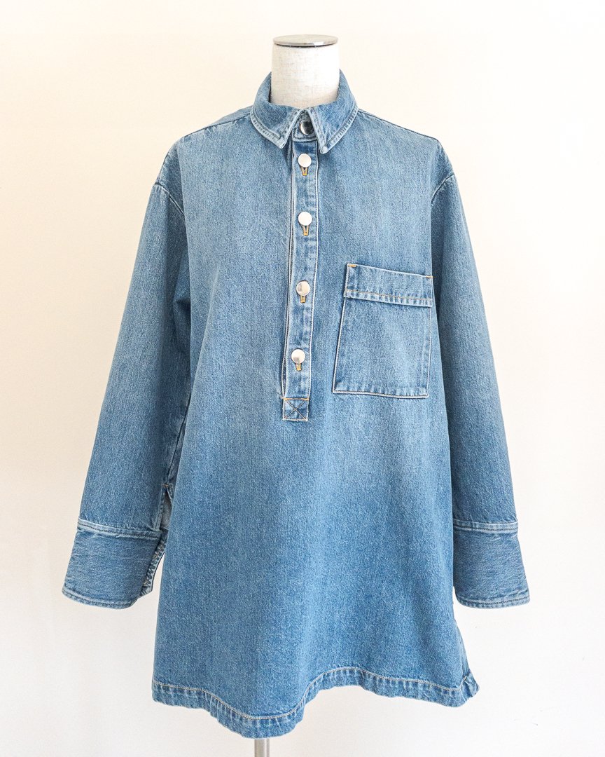 <img class='new_mark_img1' src='https://img.shop-pro.jp/img/new/icons1.gif' style='border:none;display:inline;margin:0px;padding:0px;width:auto;' />PLAN C｜Denim Pullover