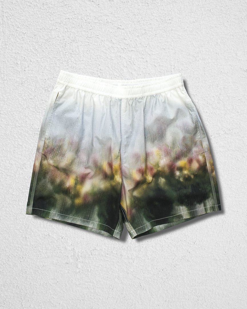 Fuzzy Flower Shorts