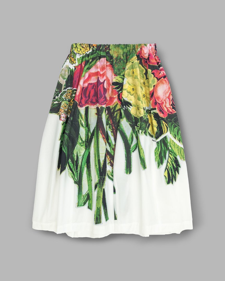 Mystical Bloom Print Skirt