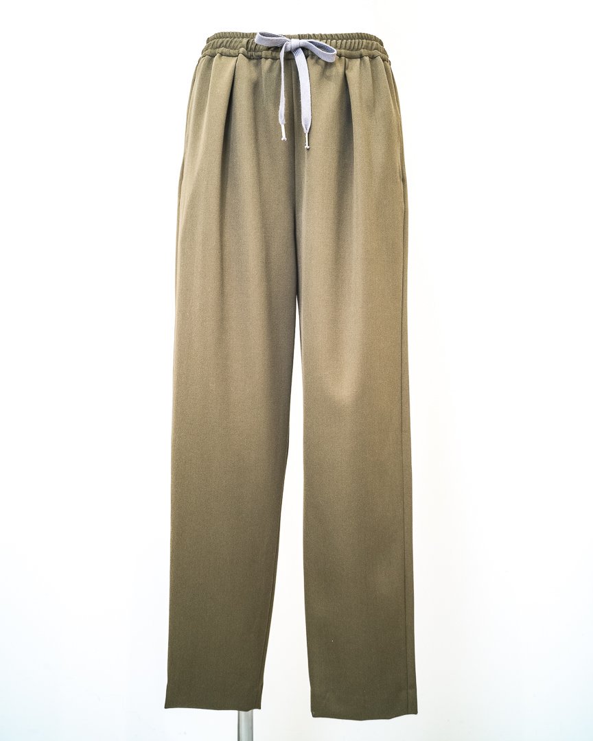 Wool Tuck Pant