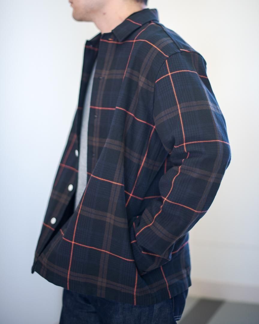 TYRA big check shirt jacket - soulland
