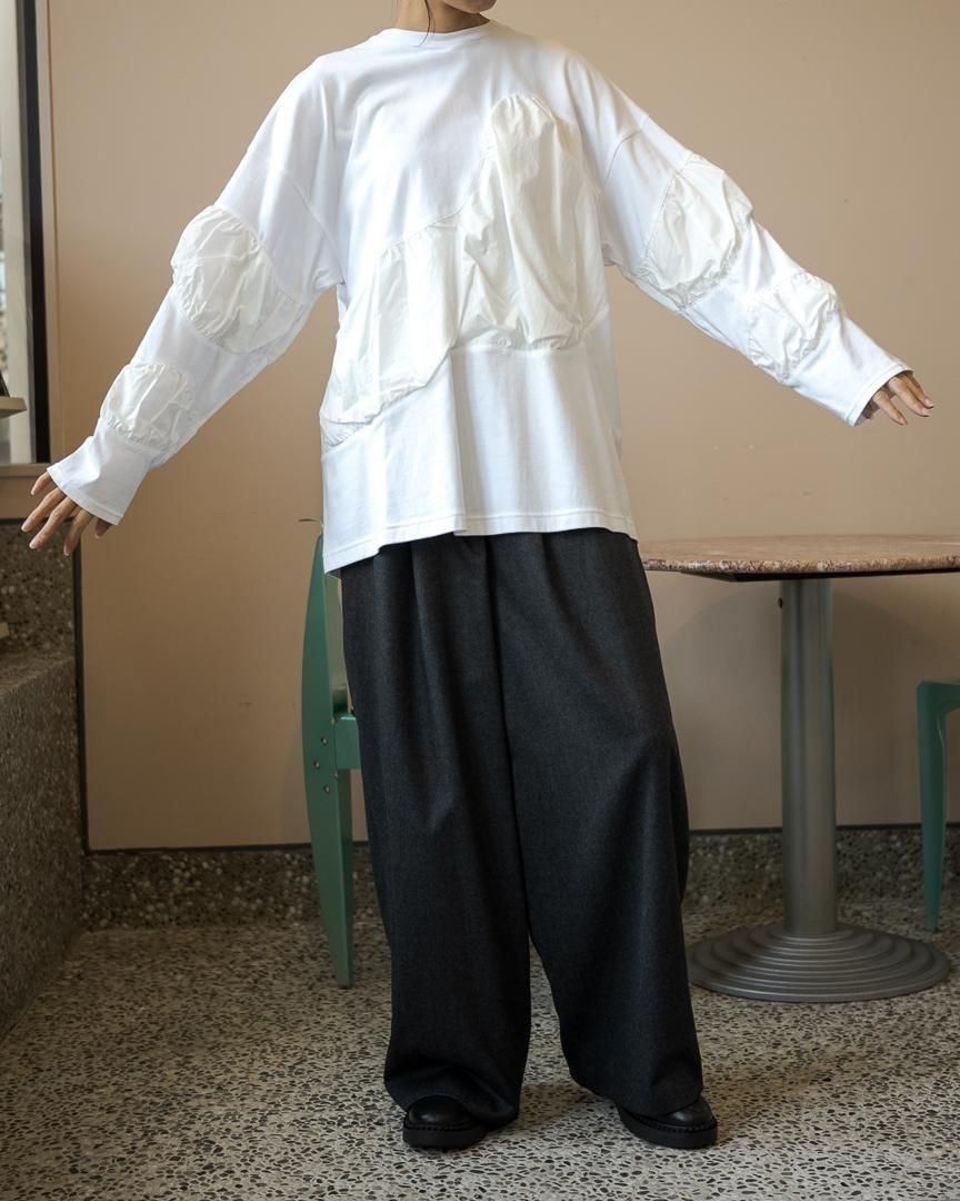 Puff-Volume Long-Sleeve-T-Shirt - ENFOLD