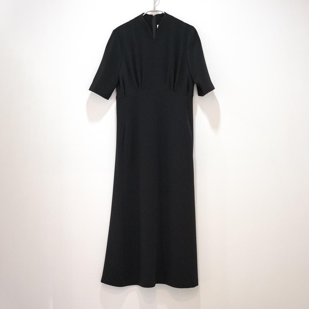 Triacetate Georgette Short Sleeve Dress - Mame Kurogouchi