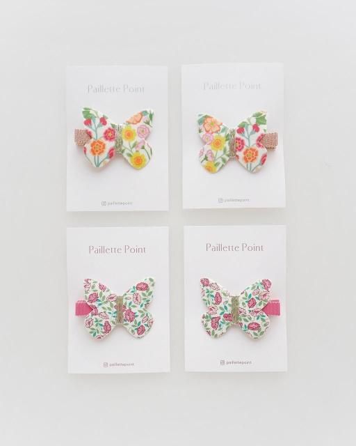 <img class='new_mark_img1' src='https://img.shop-pro.jp/img/new/icons1.gif' style='border:none;display:inline;margin:0px;padding:0px;width:auto;' />Paillette Point - Butterfly clip (L size)