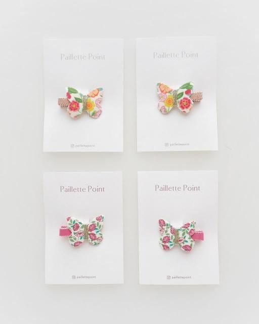 <img class='new_mark_img1' src='https://img.shop-pro.jp/img/new/icons1.gif' style='border:none;display:inline;margin:0px;padding:0px;width:auto;' />Paillette Point - Butterfly clip (S size)