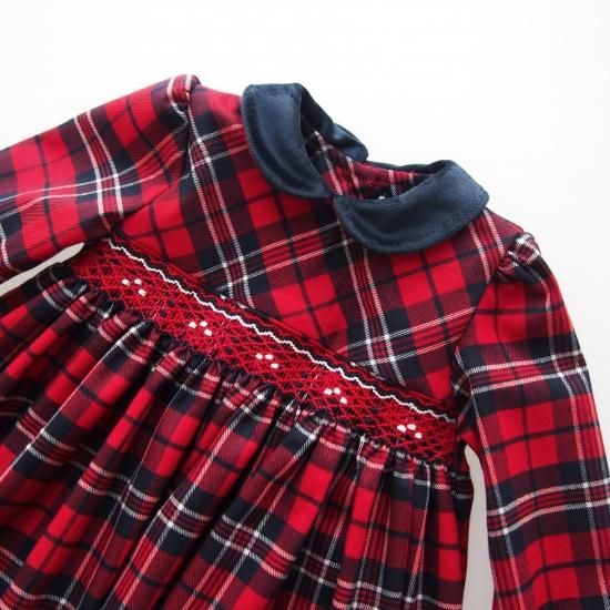 long tartan dress