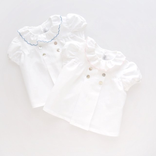 <img class='new_mark_img1' src='https://img.shop-pro.jp/img/new/icons2.gif' style='border:none;display:inline;margin:0px;padding:0px;width:auto;' />50% - Amaia Kids - Eden blouse (Blue)
