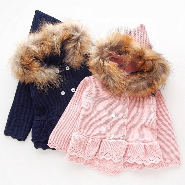 <img class='new_mark_img1' src='https://img.shop-pro.jp/img/new/icons2.gif' style='border:none;display:inline;margin:0px;padding:0px;width:auto;' />▽20% - Sigar - Fur knit jacket (Rose/ Navy)　