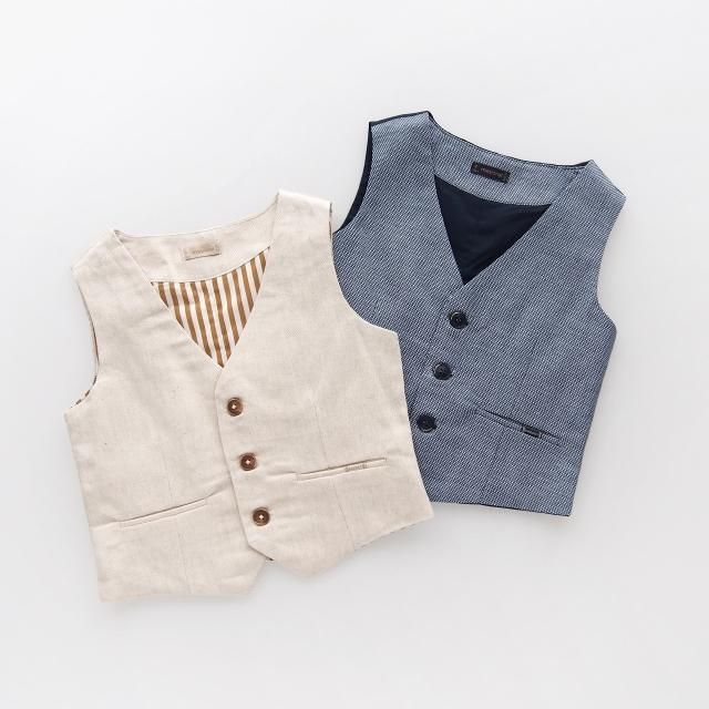 <img class='new_mark_img1' src='https://img.shop-pro.jp/img/new/icons2.gif' style='border:none;display:inline;margin:0px;padding:0px;width:auto;' />30% - Mayoral - Dressy gilet (Navy/ Beige)