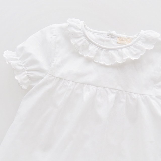 baby lai/ Laivicar - Scalloped collar blouse