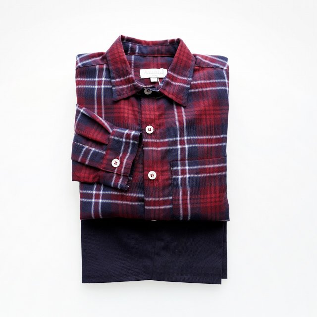 <img class='new_mark_img1' src='https://img.shop-pro.jp/img/new/icons2.gif' style='border:none;display:inline;margin:0px;padding:0px;width:auto;' />50% - Amaia Kids - Ralph shirt (Red navy tartan)