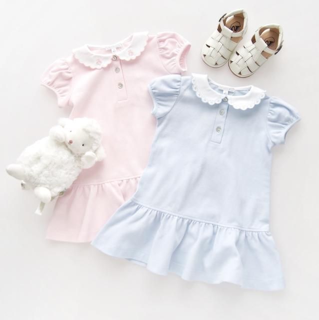 30% - 12Y only! - Nicoletta Fanna - Elettra dress (Pink/ Pale blue)