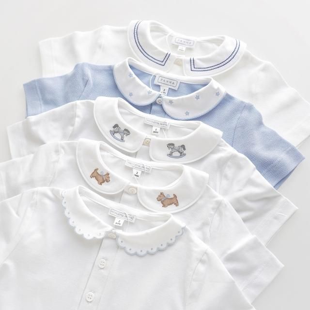 Nicoletta Fanna - Embroidery boy's tops (Dots/ Terrier/ Horse/ Star)