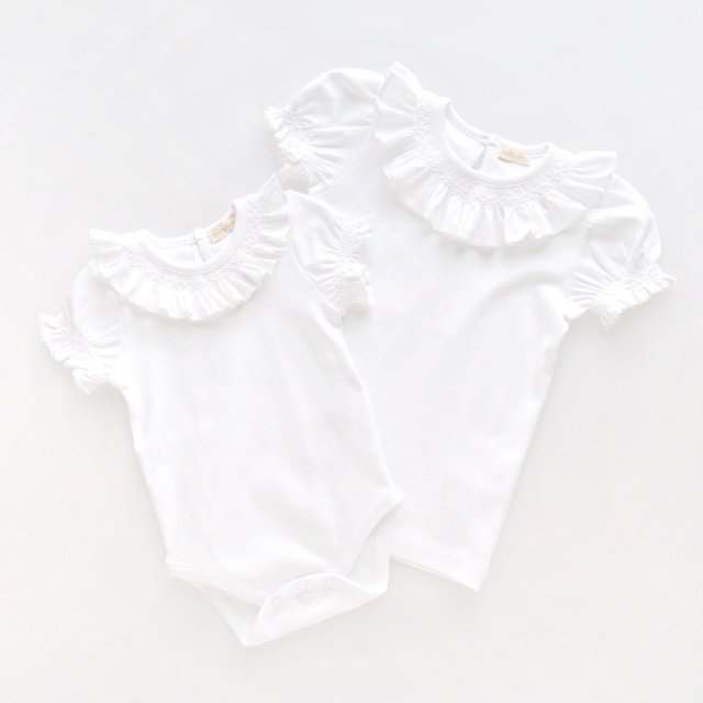 <img class='new_mark_img1' src='https://img.shop-pro.jp/img/new/icons1.gif' style='border:none;display:inline;margin:0px;padding:0px;width:auto;' />Laivicar / baby lai - Smocked jersey T-shirt