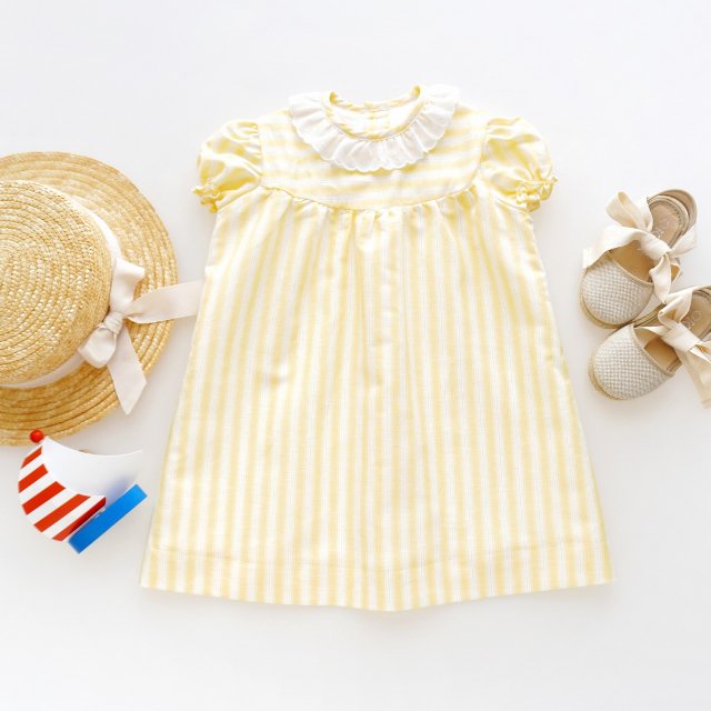 ▽50% - 2Y only! - Amaia Kids - PEPA dress (Yellow)