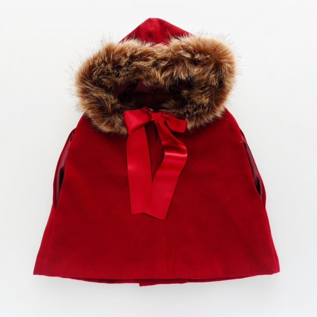 Camellia boutique - Little red hood cape (Red) 