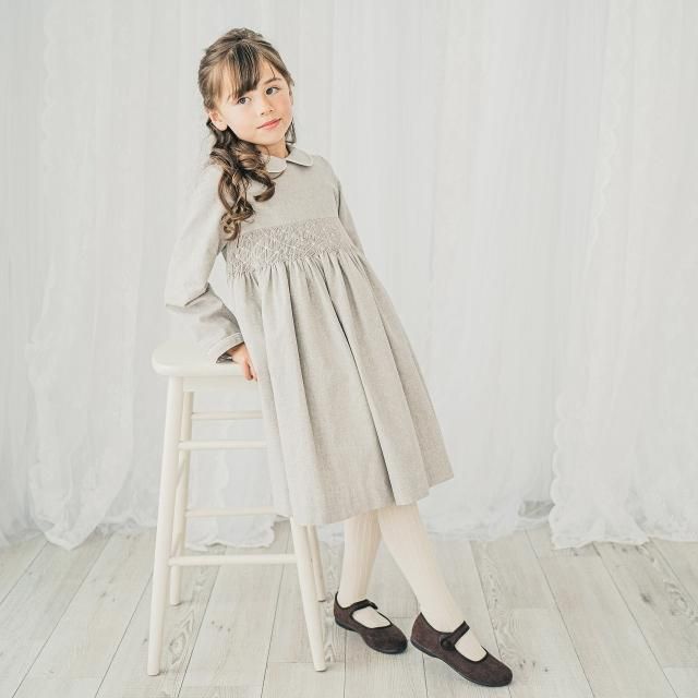 <img class='new_mark_img1' src='https://img.shop-pro.jp/img/new/icons2.gif' style='border:none;display:inline;margin:0px;padding:0px;width:auto;' />▽20% - Only 10Y! - Kidiwi - Rachel dress (Grey)