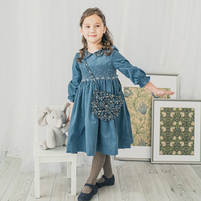 ▽10% - Last one!(3Y) - Kidiwi - Ratha dress (Liberty Floral Fable)